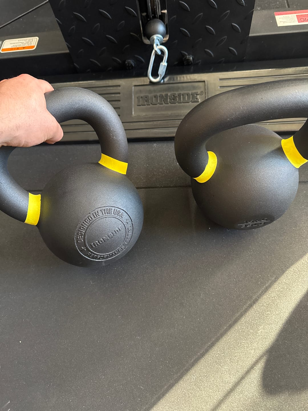 Customer photo review of Kettlebell Premium 4 a 36 kg IRONSIDE