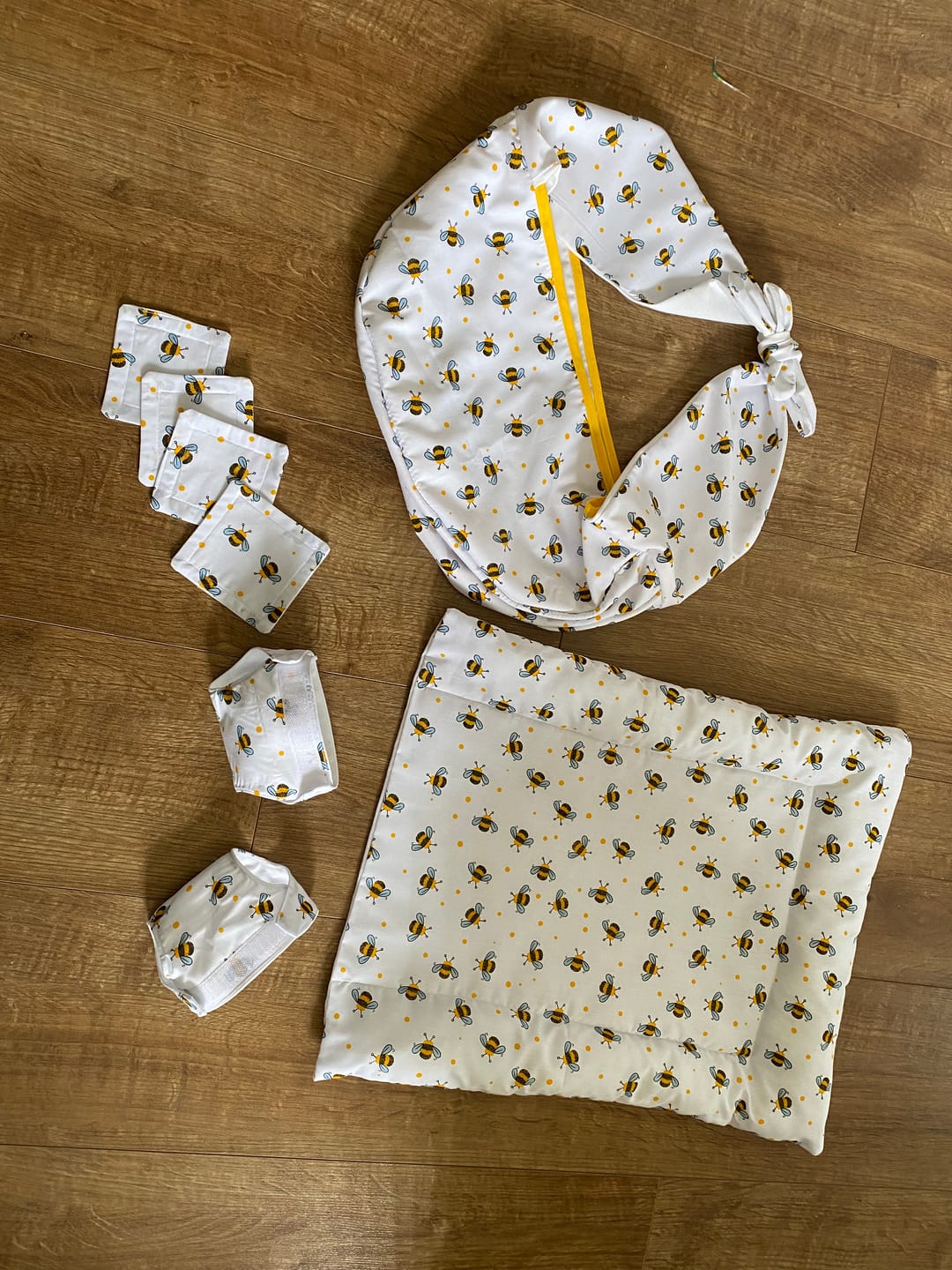 Customer photo review of Bees and Dots Polycotton Fabric