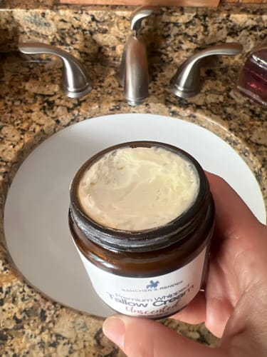 Customer photo review of Pure Whipped Tallow Cream