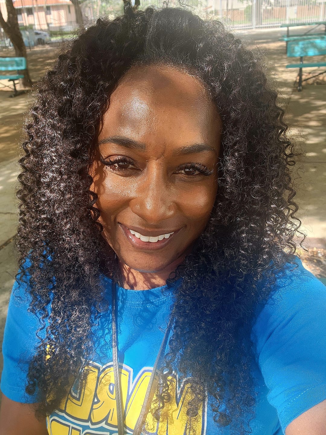 Customer photo review of Brazilian Curly Bundle