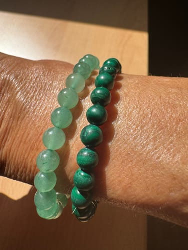 Customer photo review of Bracelet Malachite 6mm