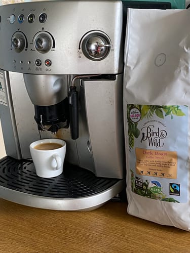 Customer photo review of Dark Roast Espresso Fairtrade Organic Coffee Beans and Ground - 200g, 500g, 1kg