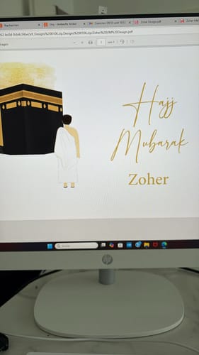 Customer photo review of Personalisierte Erinnerungskiste - Boho Bär im Heißluftballon
