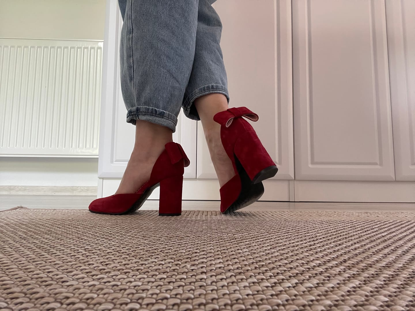 Customer photo review of Pantofi Just a Kiss Rosu