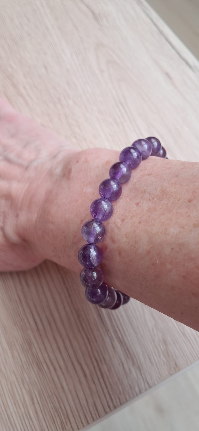 Customer photo review of Bracelet Améthyste "Bonté"