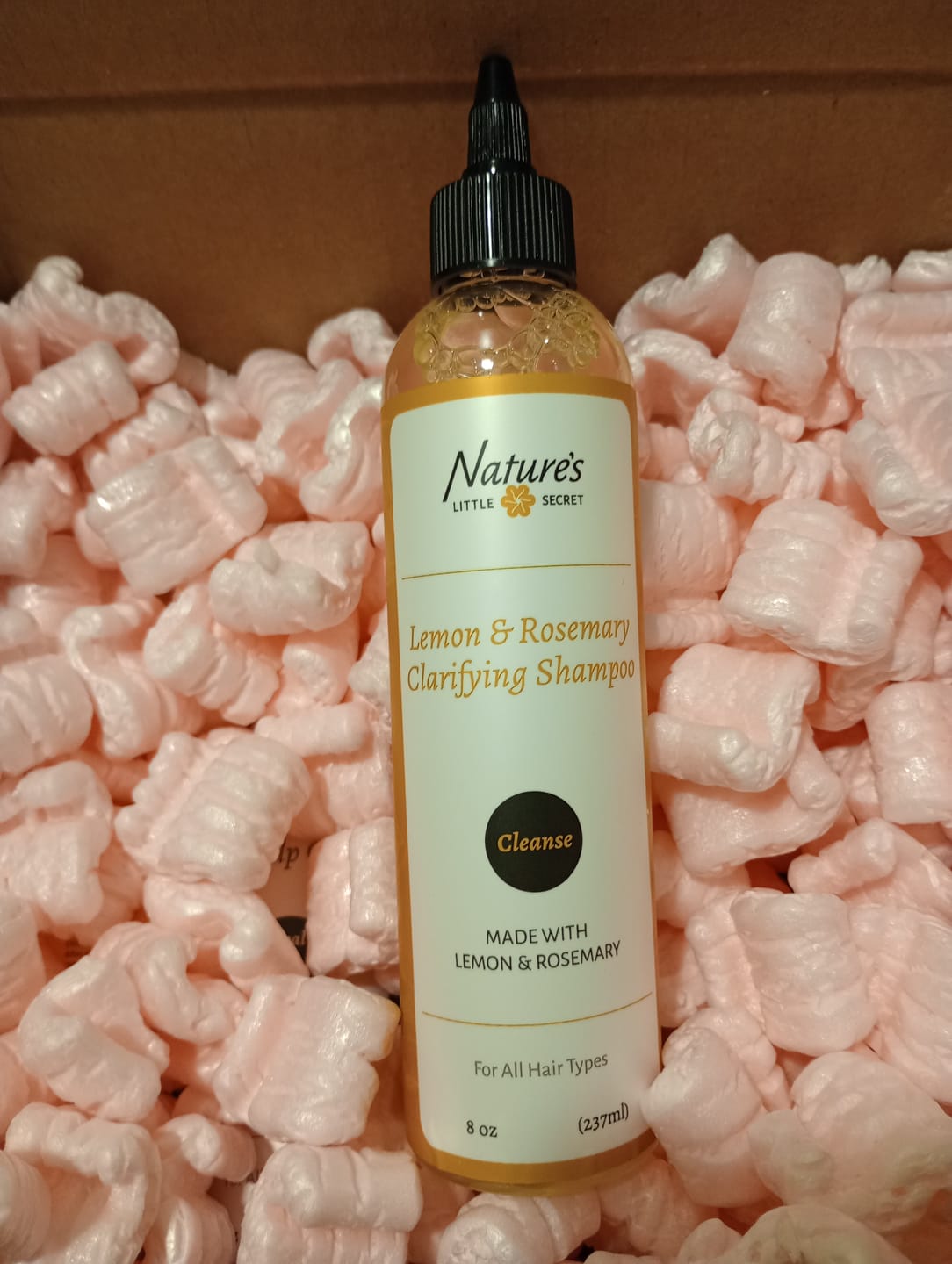 Customer photo review of Lemon & Rosemary Clarifying Shampoo