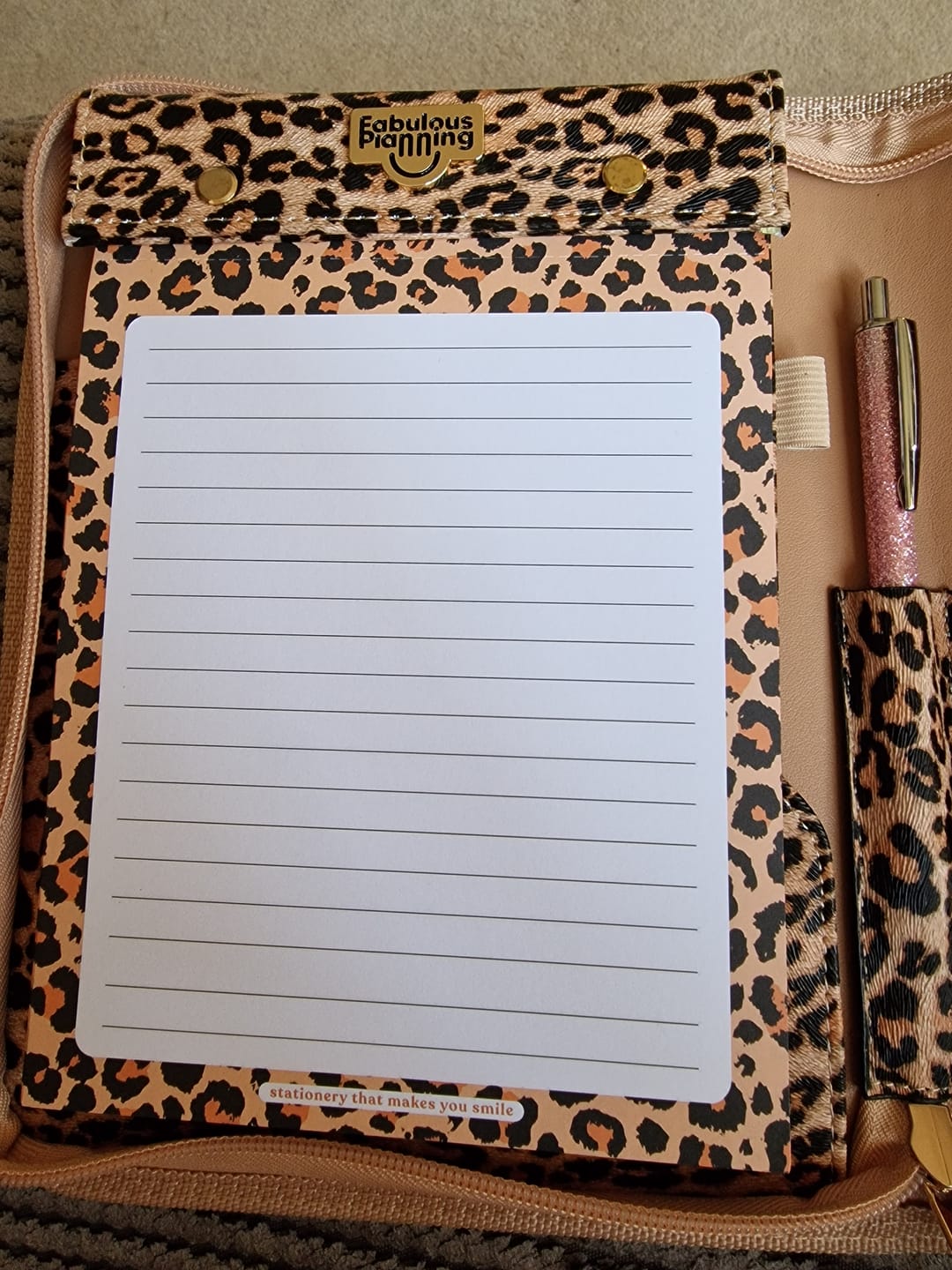 Customer photo review of A5 Refill Pad - Leopard