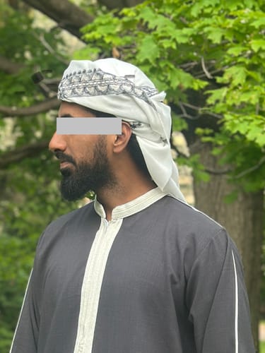 Customer photo review of Royal Thobe - Charcoal