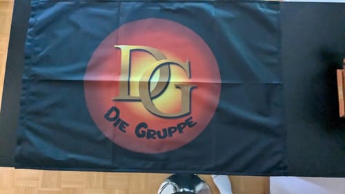 Customer photo review of Fahne inkl. Druck