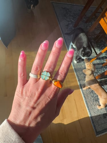 Customer photo review of Head In The Clouds Sunset Gold