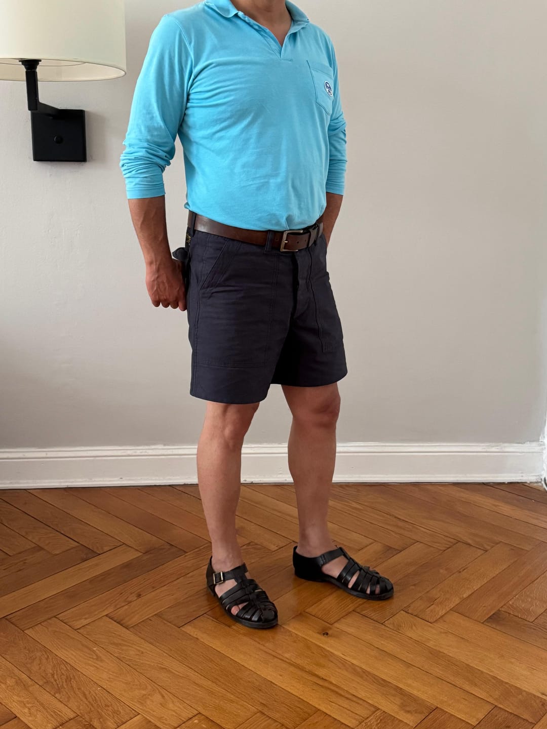 Customer photo review of Vietnam War OG-107 Fatigue Utility Shorts - Navy