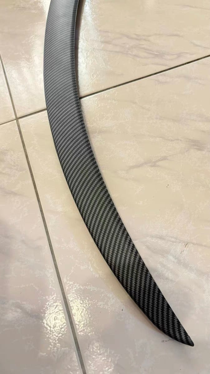 Customer photo review of Model Y Juniper Real Carbon Fiber Performance Rear Spoiler