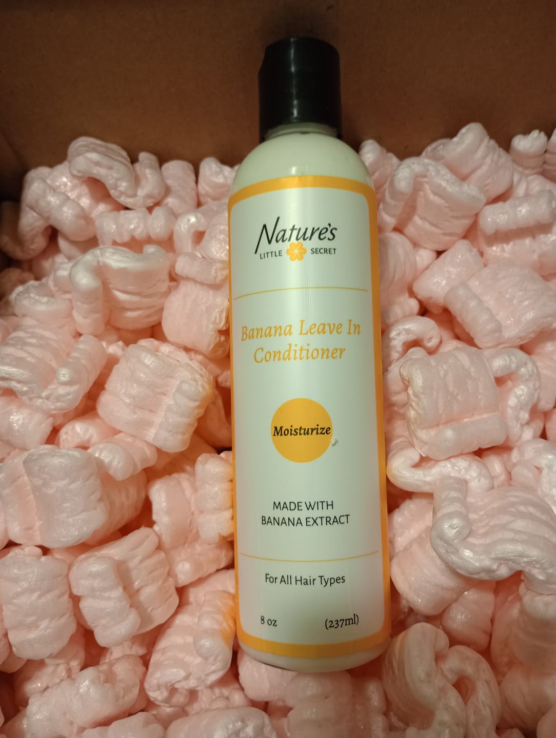 Customer photo review of Banana Leave In Conditioner