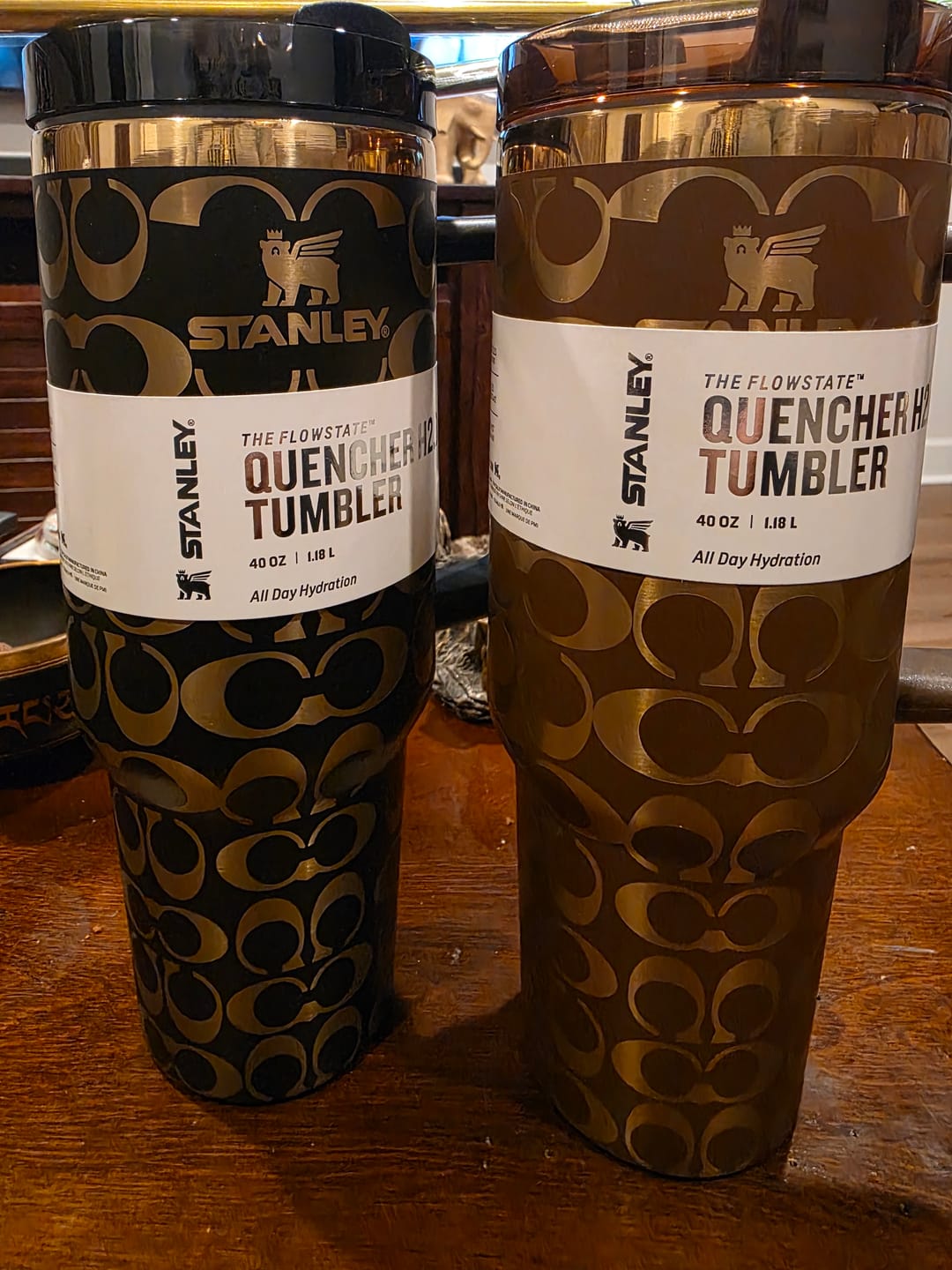 Customer photo review of Designer Holographic In-Car Insulated Cup 40OZ