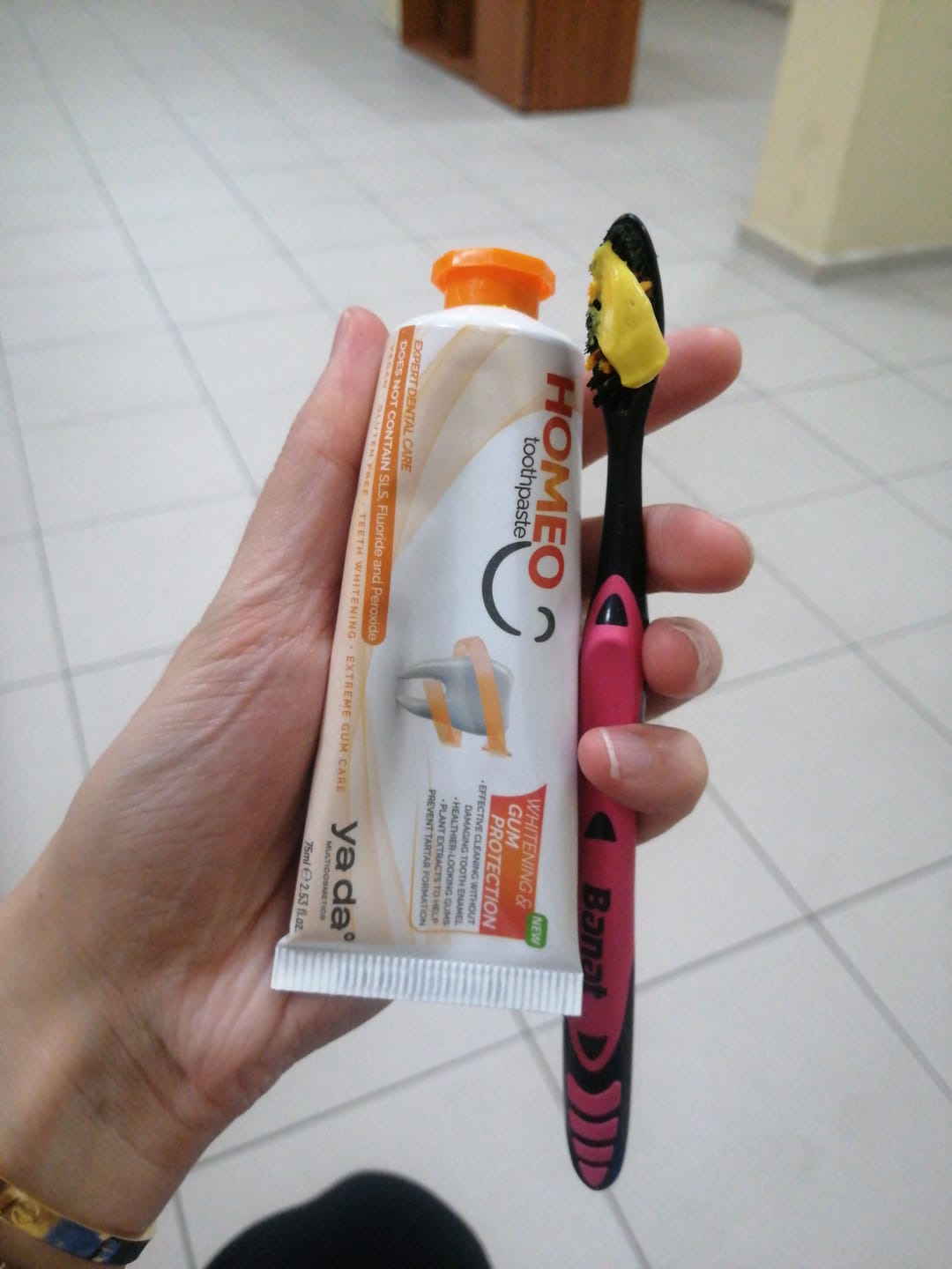 Customer photo review of Homeo Diş Macunu