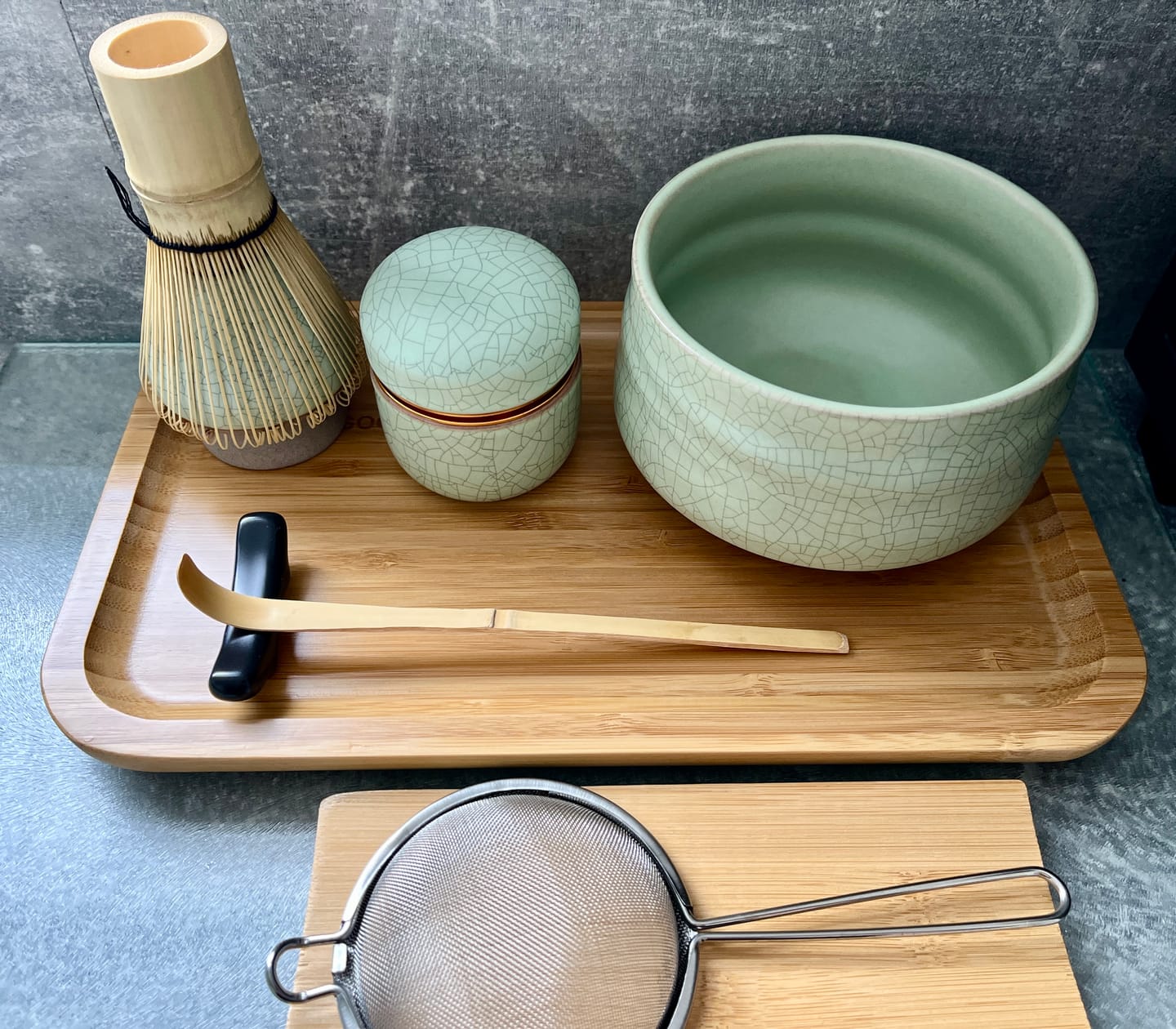 Customer photo review of Matcha Set-Advanced Set Green Web