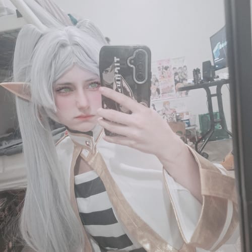 Customer photo review of Frieren: Beyond Journey's End Basic Wig