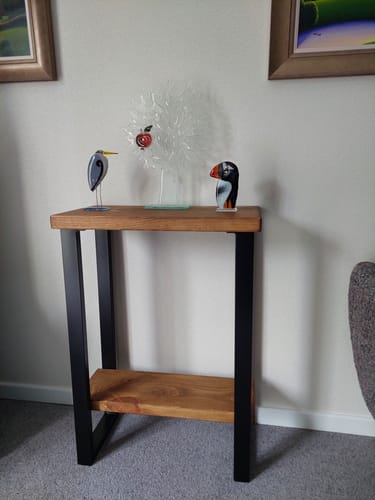 Customer photo review of Console Table with Shelf | 30cm Depth