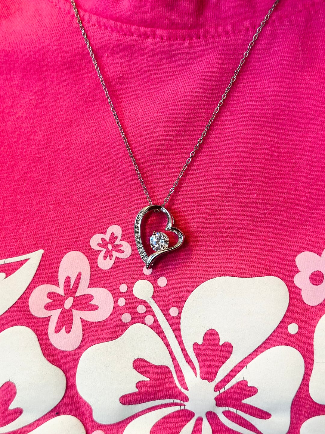 Customer photo review of You will always be my little girl - Necklace for Daughter from Dad