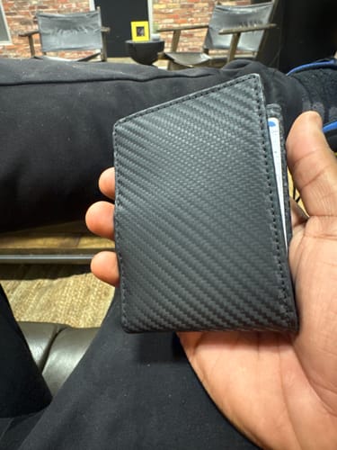 Customer photo review of 717 Napa Leather Wallet