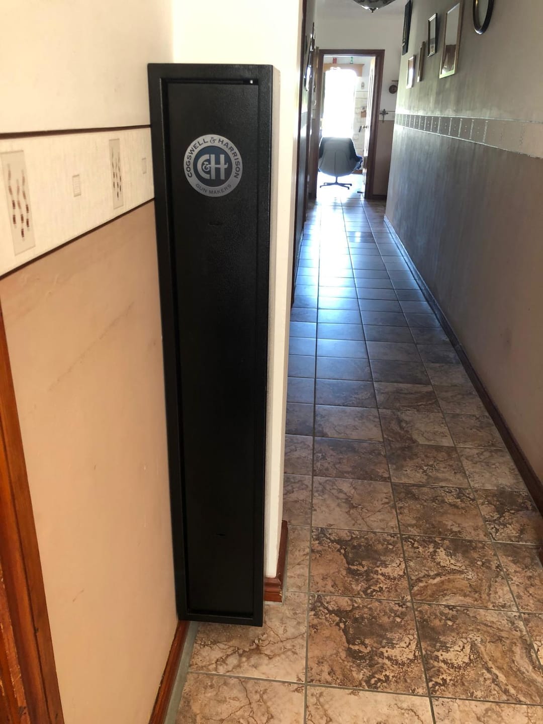 Customer photo review of Cogswell and Harrison 3 Gun Safe