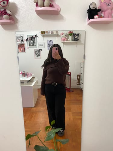 Customer photo review of SWEATER BELLA CHOCOLATE