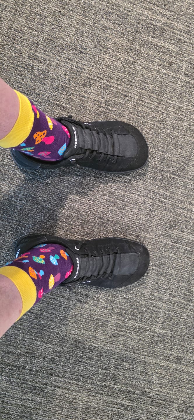 Customer photo review of Kid's Sorrel - Barefoot Shoes