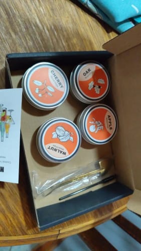 Customer photo review of Barrel Premium Smoker Kit