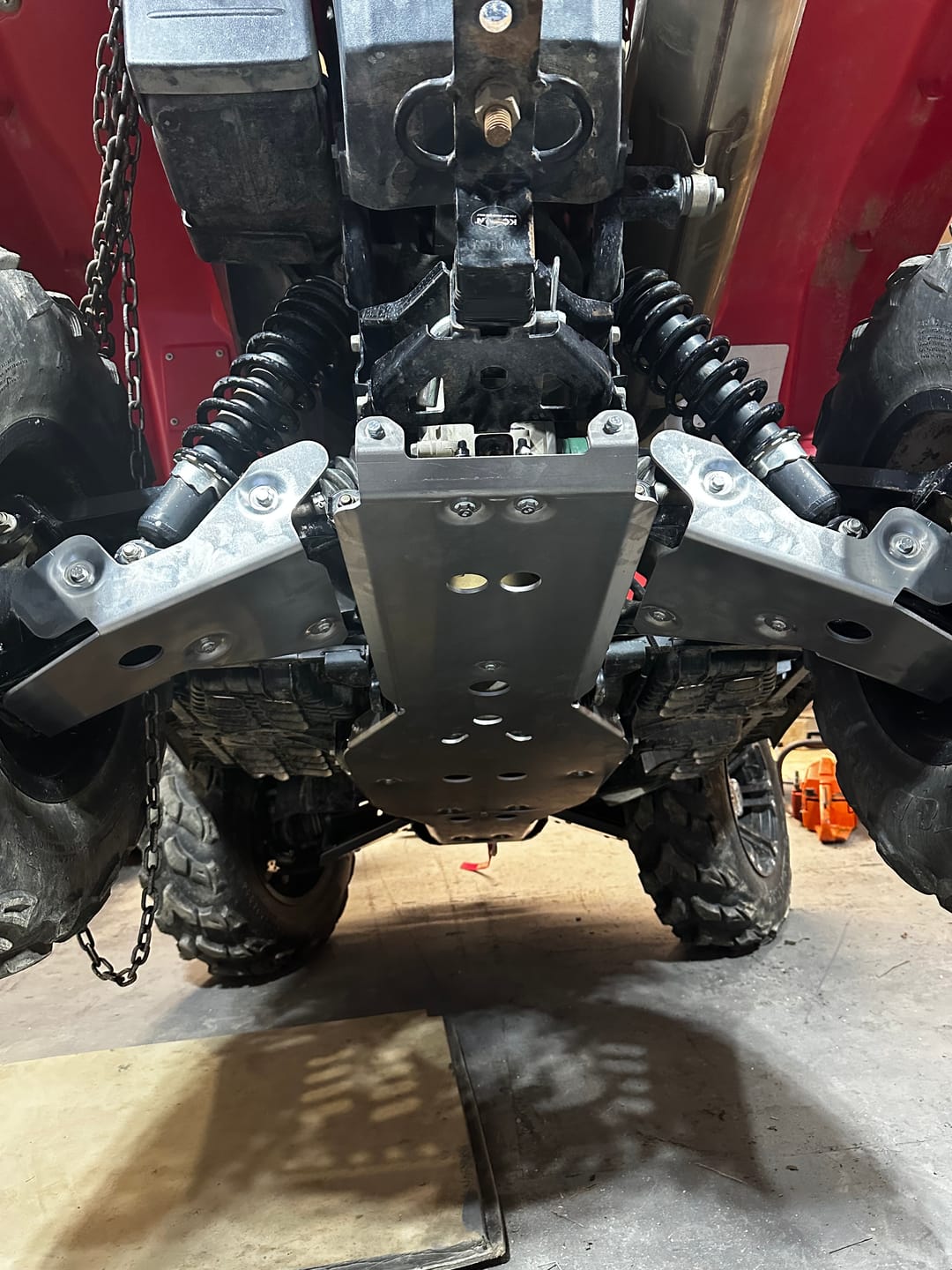 Customer photo review of Full Frame Skid Plate Kit — Suzuki KingQuad 450/500/700/750 (2005+)