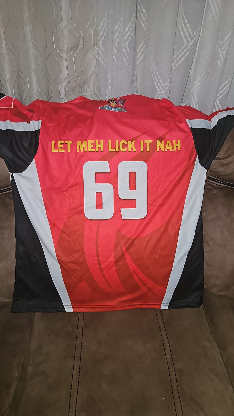 Customer photo review of Custom Trinidad and Tobago Cricket Knight Riders Polo Shirt Trinbago Wave The Red LT01
