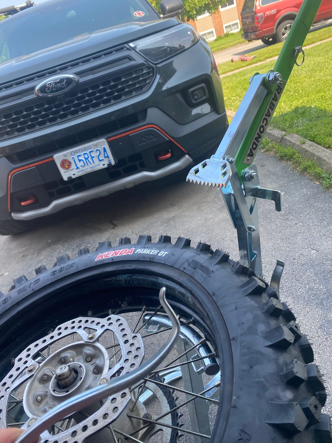 Customer photo review of Pro Tire Iron Set in Bag