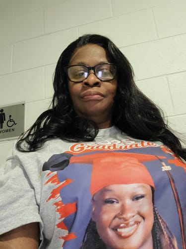 Customer photo review of Custom Photo Graduation Celebration - Gift For Friends, Children - Personalized T Shirt