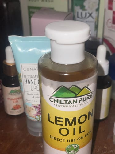 Customer photo review of Lemon Oil – promotes wound healing, contains anti-fungal properties, Reduces anxiety [Infused]