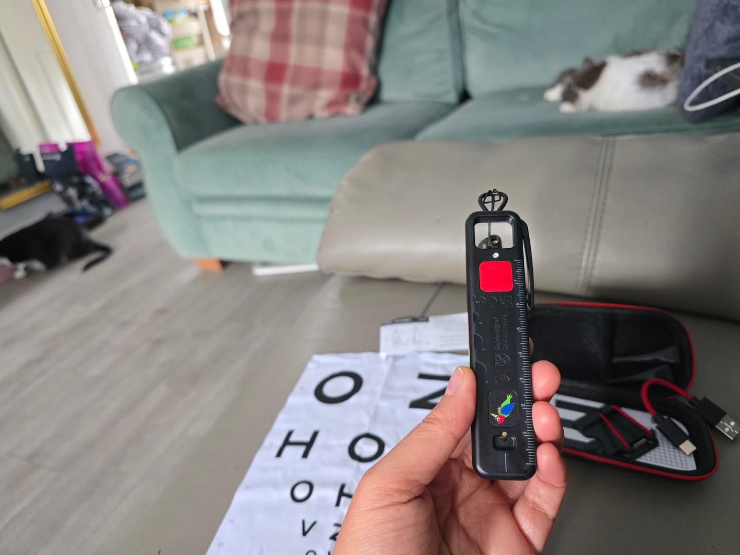 Customer photo review of Arclight Pocket-Sized Ophthalmoscope and Otoscope – Rechargeable