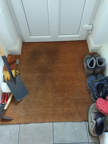 Customer photo review of Supercoir Heavy Duty Coir Coconut Roll Matting 17mm