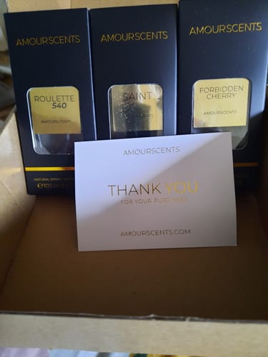 Customer photo review of X3 100ml Perfume Bundle