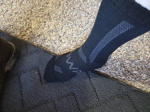 Customer photo review of Men's Alpaca Socks