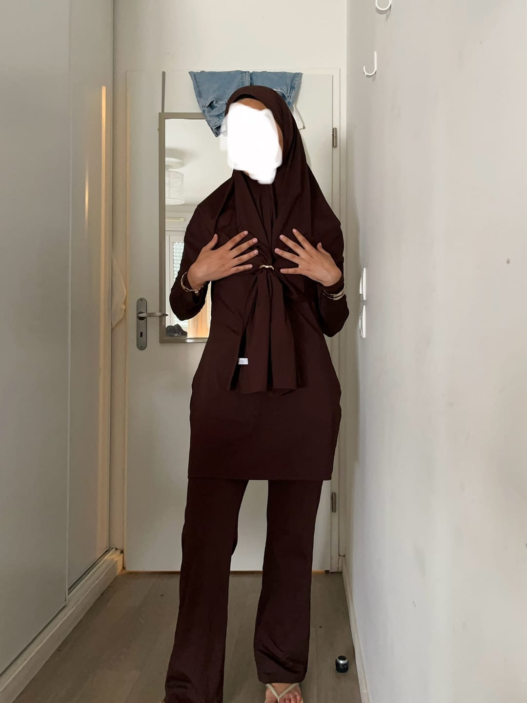 Customer photo review of Burkini rita | 3 pièces - expresso