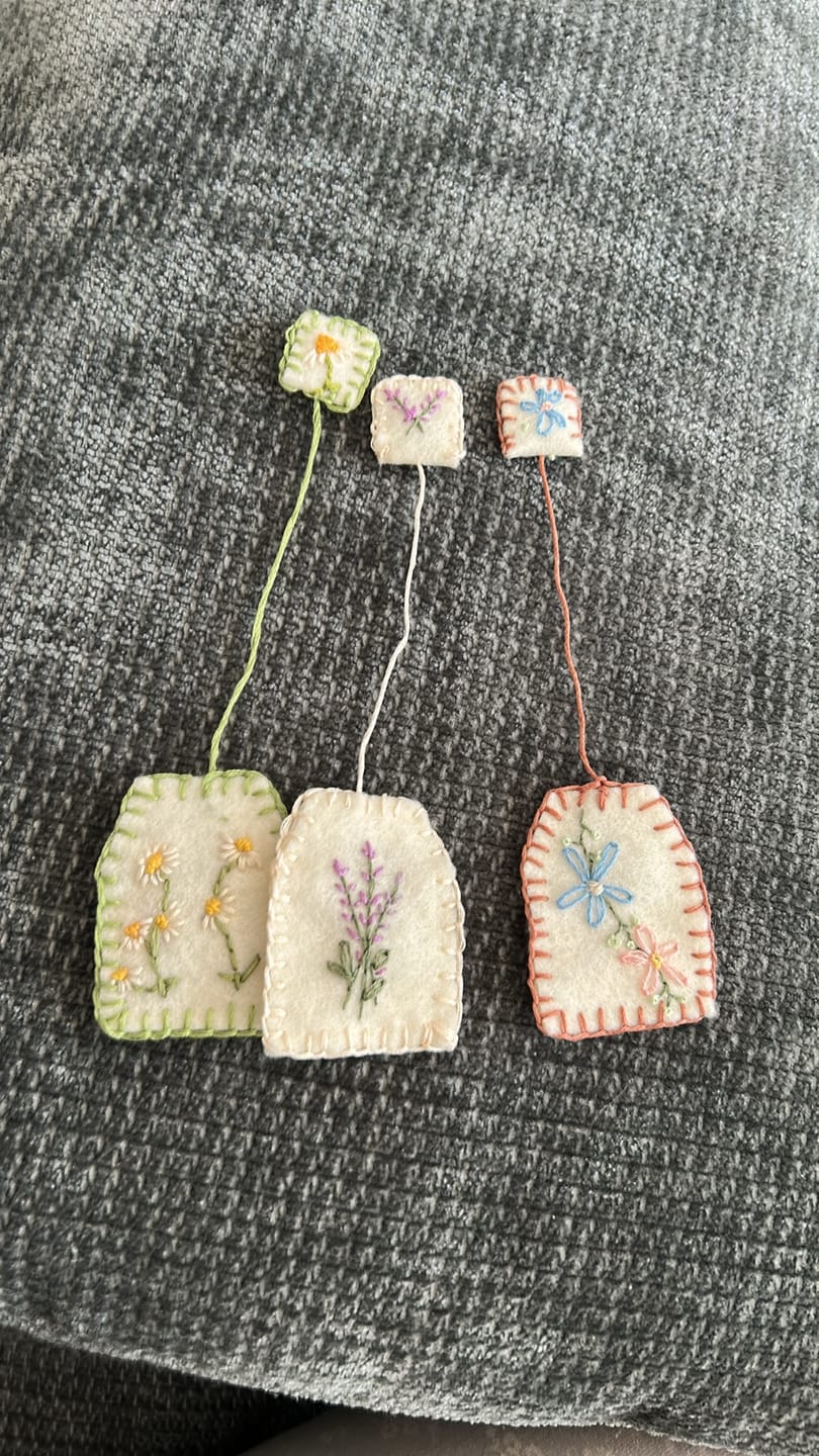 Customer photo review of 100% Wool Craft Felt - 1/2 Yard Precuts