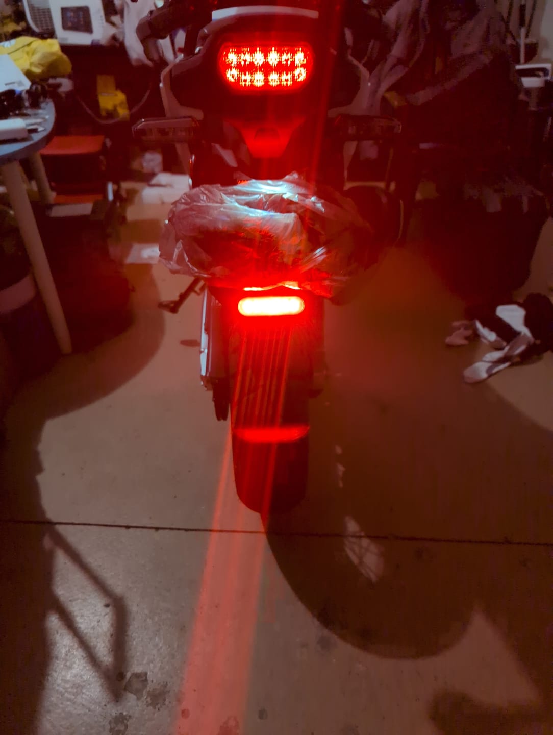 Customer photo review of Plug-&-Play B6 Brake Light for Honda Africa Twin 1100