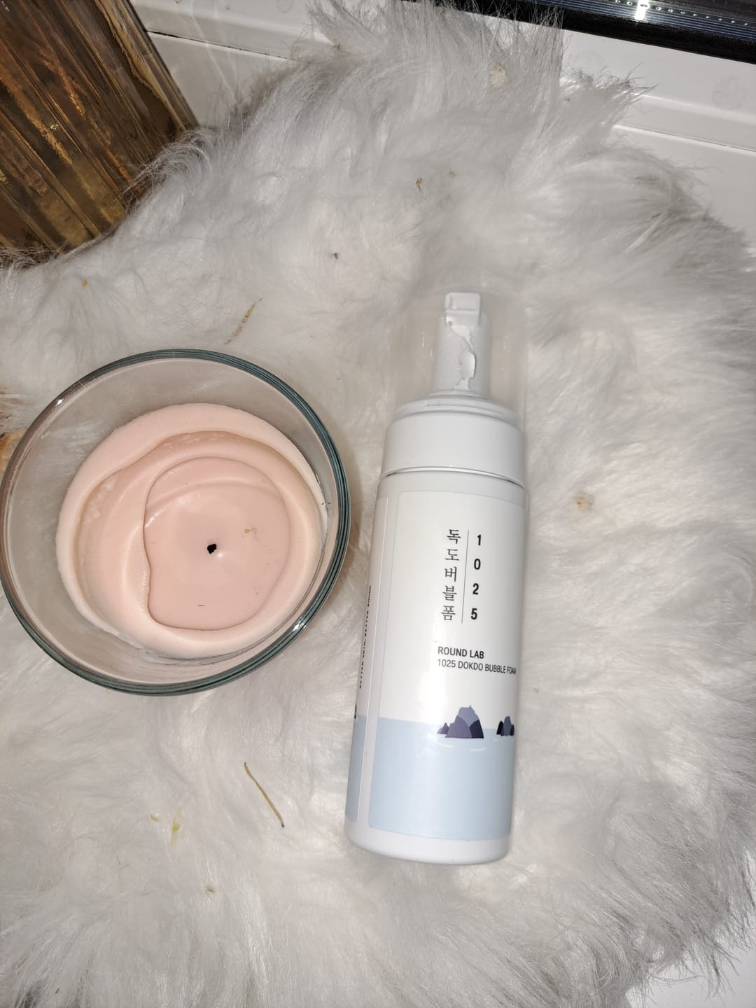 Customer photo review of Attīrošas burbuļojošās putiņas ar jūras ūdeni Round Lab 1025 Dokdo Bubble Foam