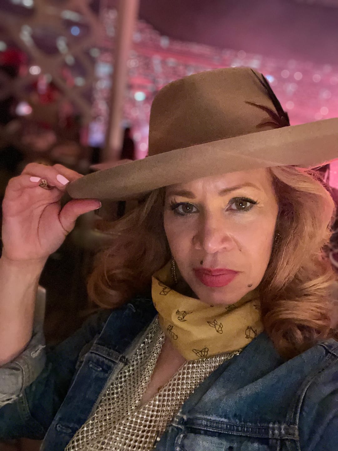 Customer photo review of Galilee Rancher Unisex Fedora Hat - Ivory