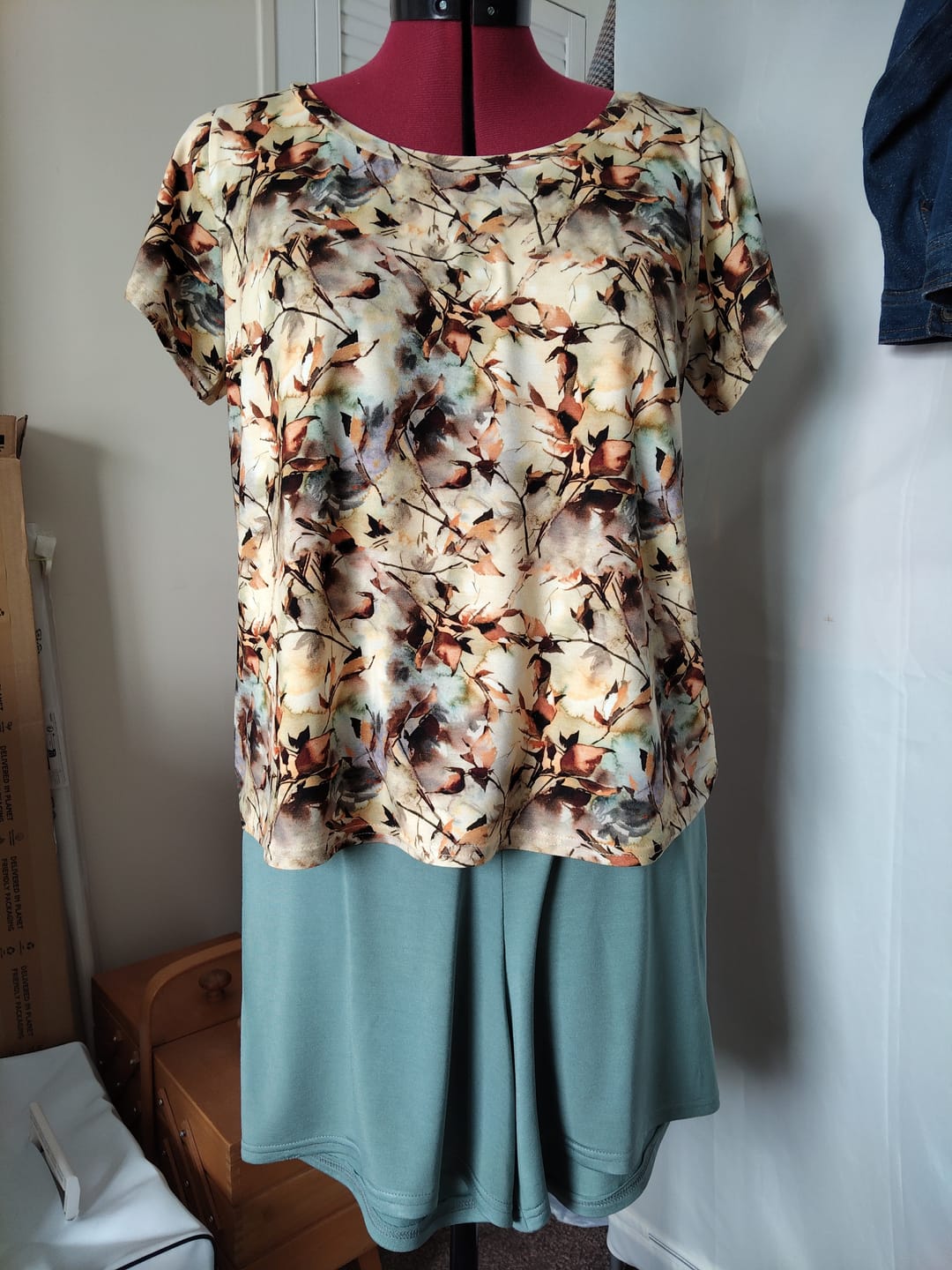 Customer photo review of Plain Bamboo Jersey Fabric