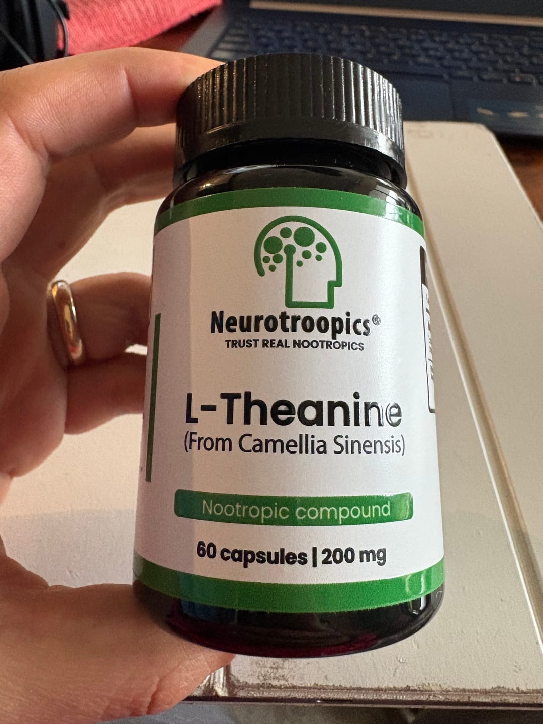 Customer photo review of L-theanine