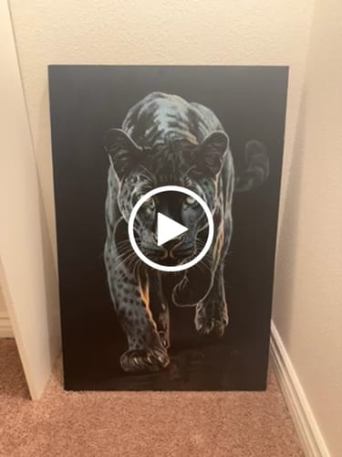 Customer video review of Wild Animal Painting #ANW01
