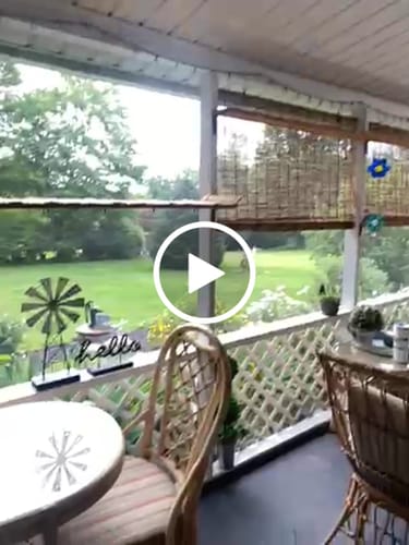 Customer video review of "My Happy Place" Garden Sticker