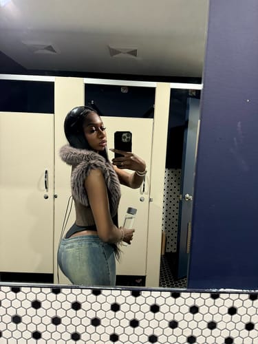 Customer photo review of Vixen Vest (Brown)