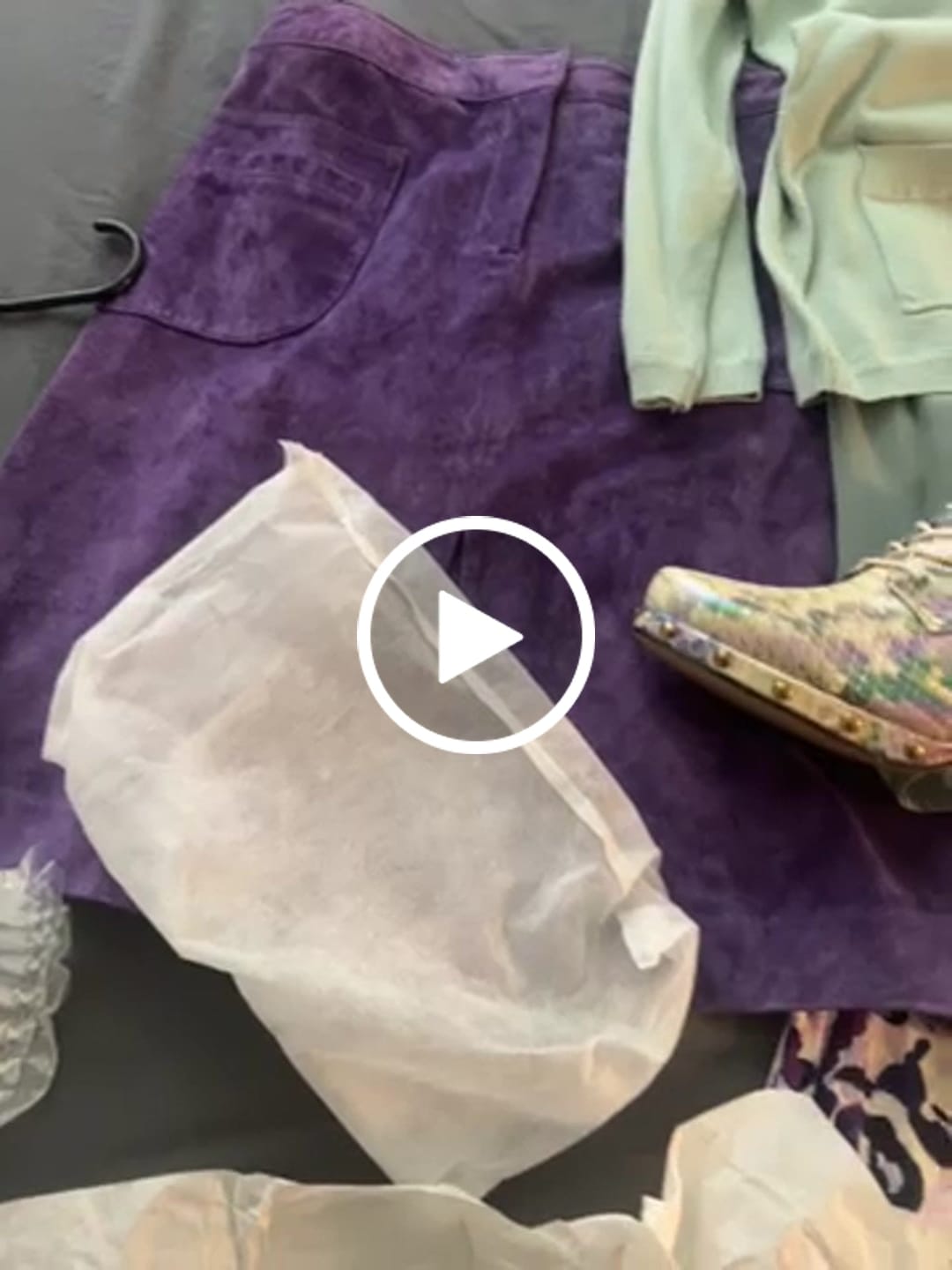 Customer video review of Iridescent Bloom Oxford Pumps