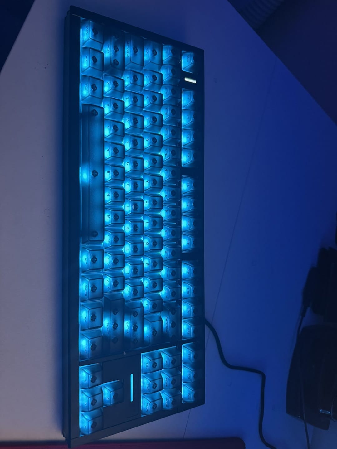 Customer photo review of IQUNIX EZ80 Magnetic Switch Hall Effect Gaming Keyboard