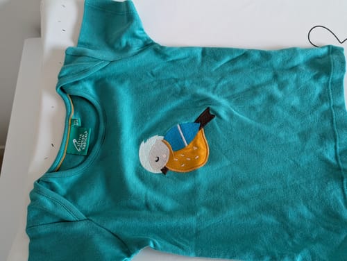 Customer photo review of Little Bird Applique Short Sleeve T-Shirt
